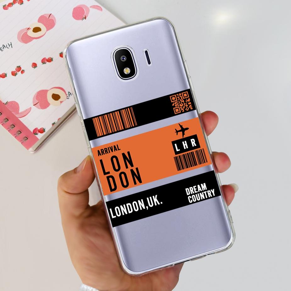For Samsung Galaxy J4 2018 Case SM-J400F Luxury Clear Silicone Soft TPU Phone Case For Samsung J4 Plus J4+ J415F Back Cover Capa