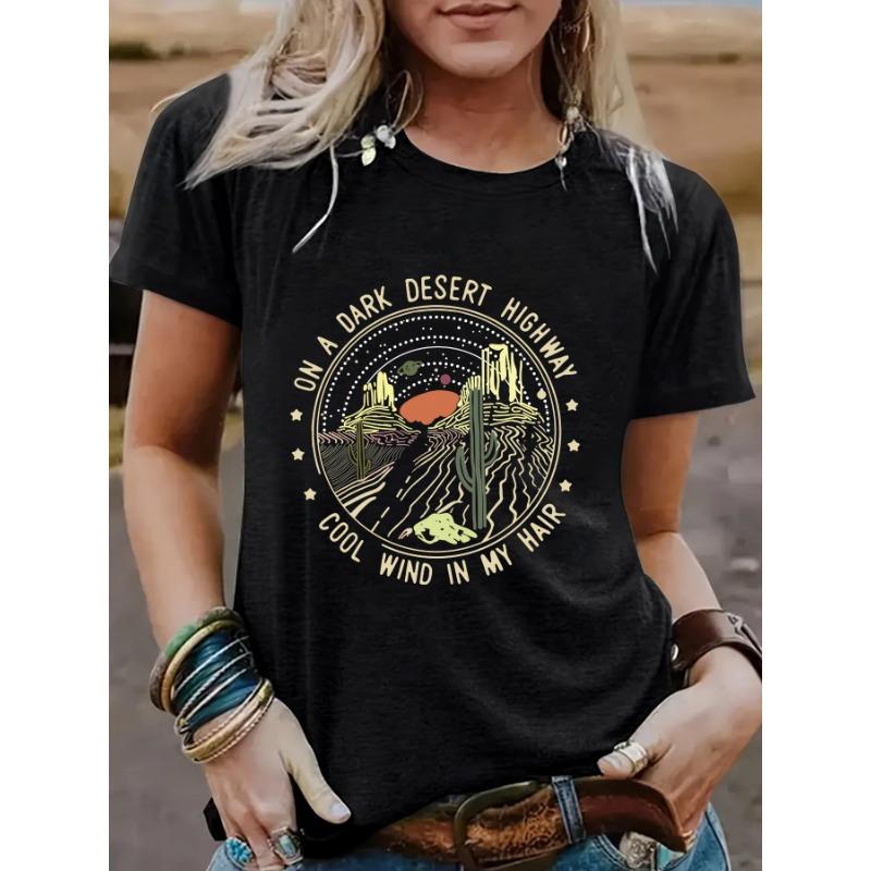 Women's Fashion Casual Summer Spring Short Sleeve O-Neck Blouses & Shirts