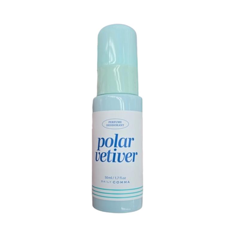 Daily Comma Cooling Perfume Deodorant Mist 50ml – Polar Vetiver Scent, Fresh Cooling Feel, Lightweight Daily Odor Care 50ml