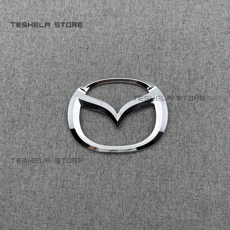 black/silver for MAZDA 6 Car Front Hood Bonnet Emblem Rear Tail Bumper Trunk Wheel Sticker Badge Styling auto Accessories vf2
