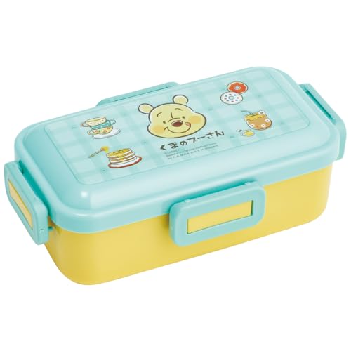 Skater Bento Box Disney Winnie the Pooh Cafe Retro 530ml Antibacterial Fluffy Dome Lid for Women Made In Japan PFLB6AG-A