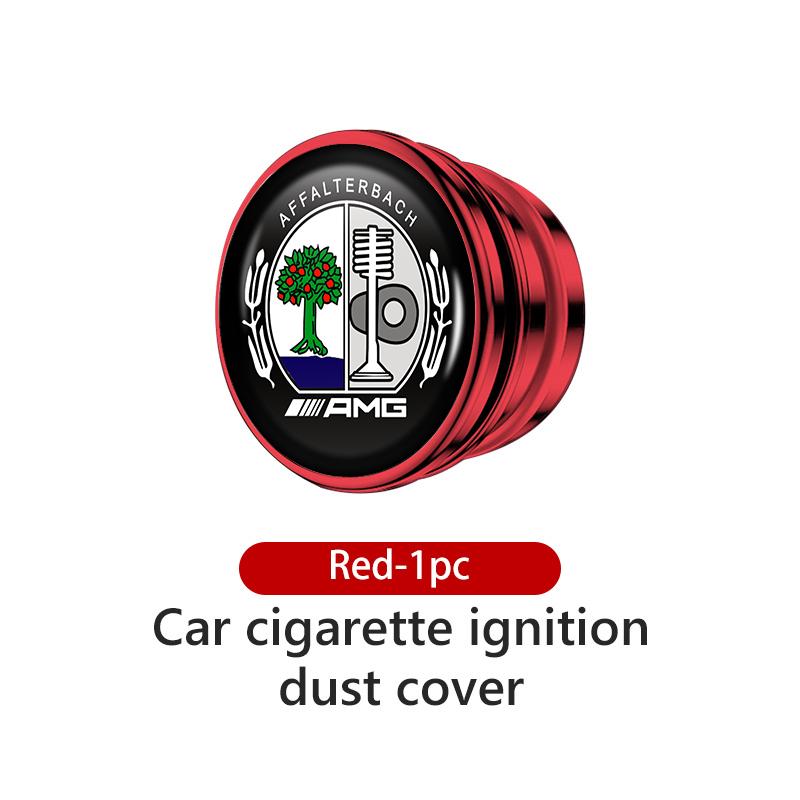 Alloy Socket Dust Cover Lighter Plug Car Cigarette Lighter Cap For Mercedes Benz AMG A B C E S G Class A180 CLK CLA GLE GLC W212