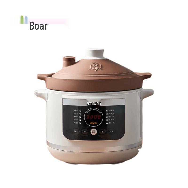 Bear Electric Purple Clay Stew Pot 5.5L CN plug (adapter included)