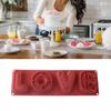 Functional Love Letter Silicone Molds Portable Silicone Valentines Day Cake Molds For Baking And Dessert Enthusiasts