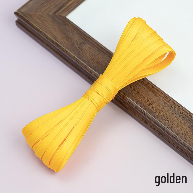 Hengmeihe Satin Cheongsam Paspelband - 0,6 cm Bügelfreie Saumeinfassung für Bekleidungszubehör