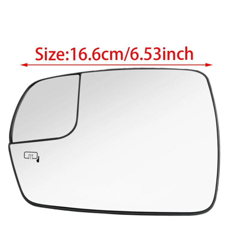 Hodí se pro 15-22 Ford Edge US Vyhřívané náhradní sklo zpětného zrcátka