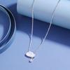 925 Sterling Silver Cloud Shell Pendant Necklace for Women Clavicle Chain Necklace Anniversary Wedding Party Jewelry Gift S-N692