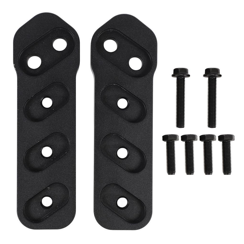 Passenger Floorboard Relocate Kit Adjustable Aluminum Black Powder Coating 41‑425 for Spyder RT 2020 Onwards