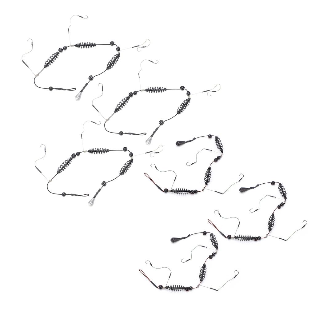 Künstlicher Köder Angelhaken Käfig Falle Korb Set und Angel Futterkorb Angelzubehör