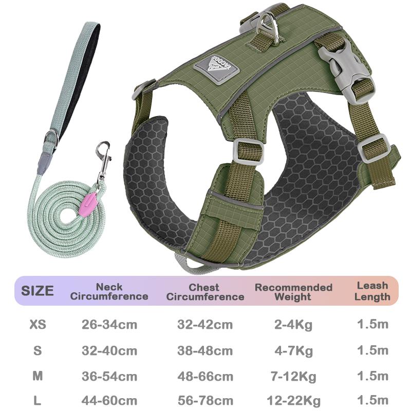 Outdoor Dog Chest And Back Lightweight Chest Strap Explosion-proof Harness Pet Walking Training For Medium Large Dog Accessories