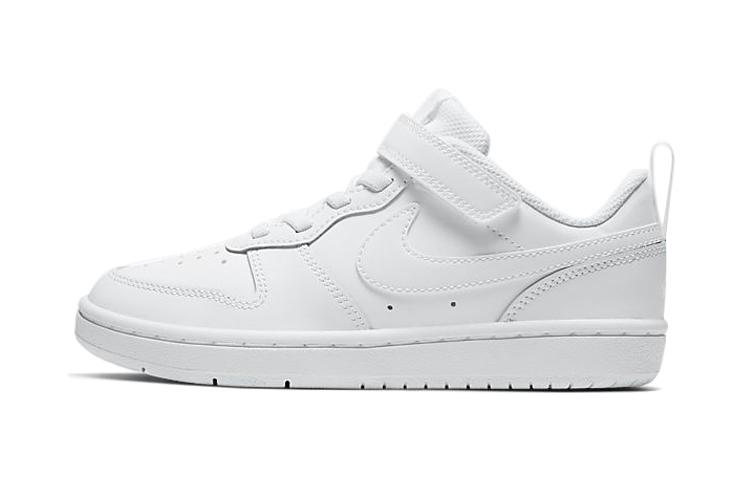 Nike Court Borough Low 2 Triple White PS BQ5451-100 28