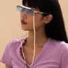 Temperament Retro Flannel Imitation Pearl Chain Glasses Chain, Fashionable Small Fragrant Wind Wound Beaded Sunglasses Chain Women