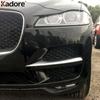 Front Fog Light Lamp Eyebrow Cover Trim For Jaguar F-PACE 2016 2017 2018 Matte Car Foglight Foglamp Eyelid Strip Accessories