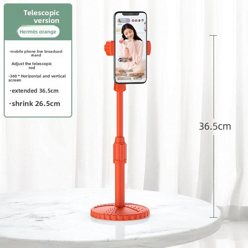 Mobile Phone Stand Holder, Desktop Live Streaming Bracket, Floor-standing, Lazy Person's Computer, Invisible Selfie