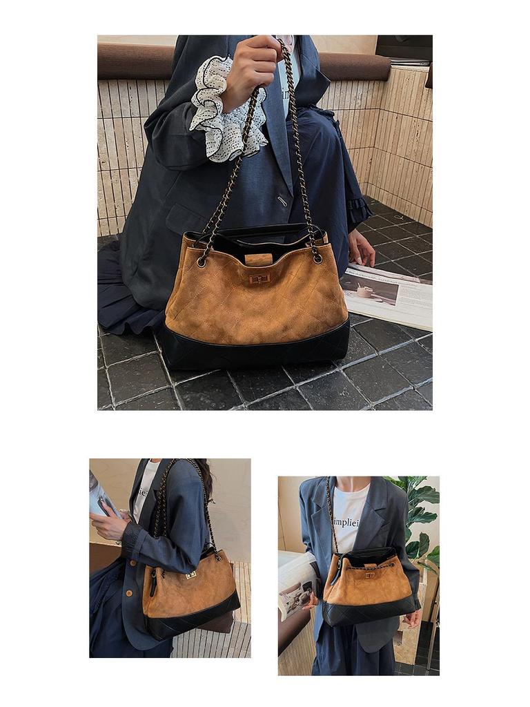 Korean Fashion Women's Large Capacity Versatile Crossbody Tote Bag