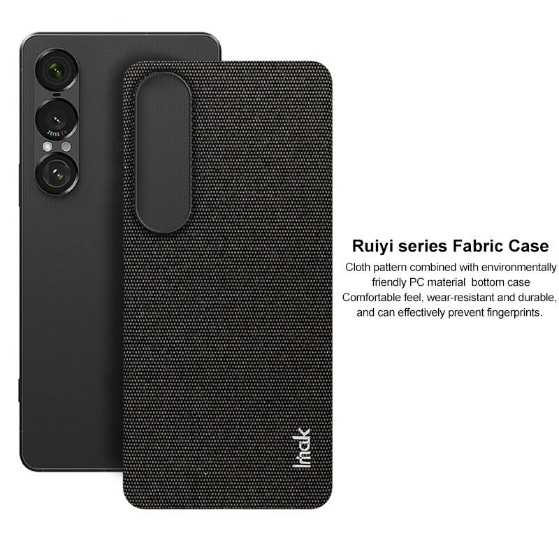 Für Sony Xperia 1 VII Handyhülle IMAK Ruiyi Serie Stoffhülle