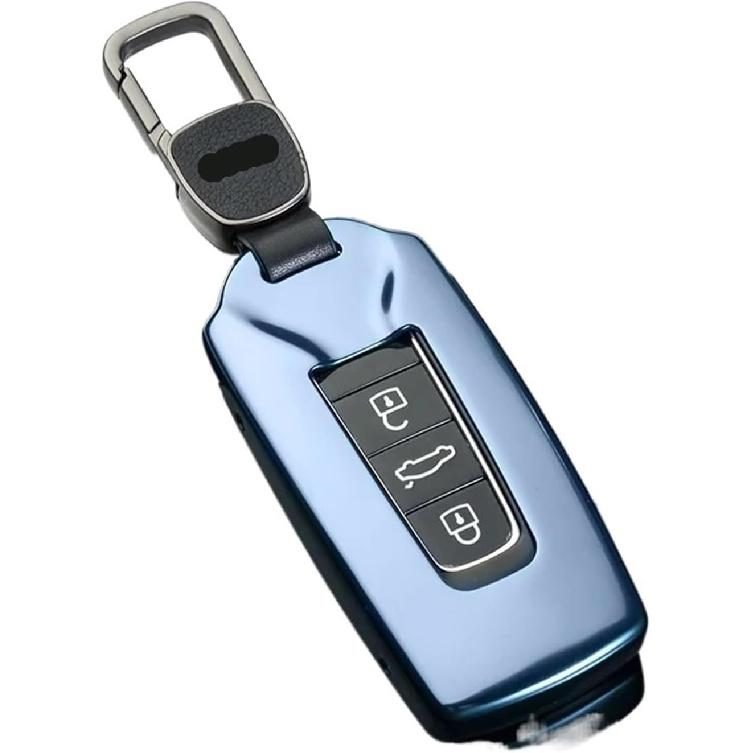 Car Key Cover Shell Key Case Protector Styling Refit Car Accessories Compatible for VW Volkswagen Touareg 2019(5)