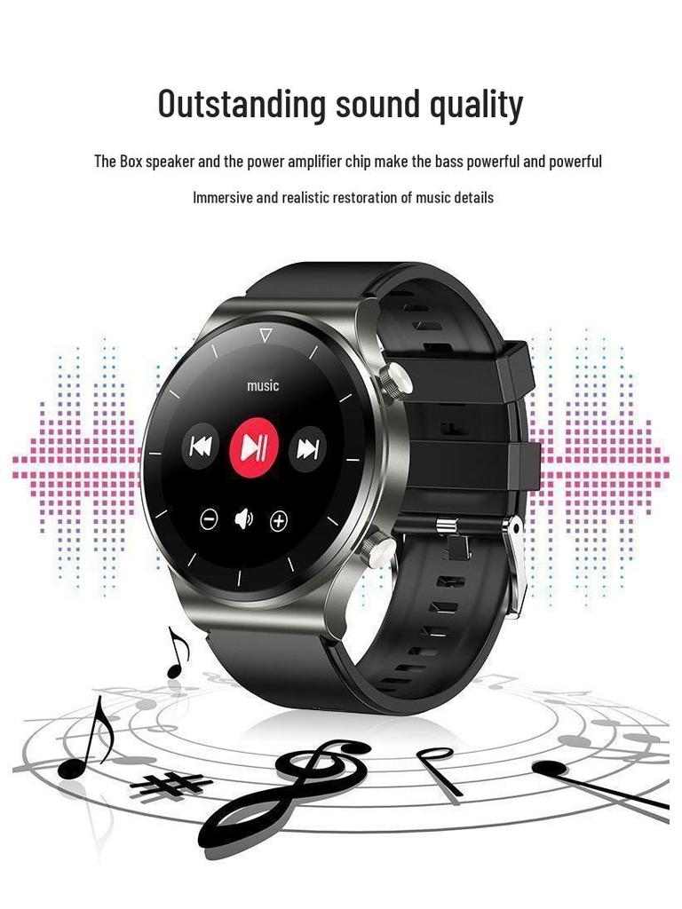 Huqiangbei GT4 Smartwatch 2025: Black Technology, Health & Sports, Bluetooth Call, Multifunctional