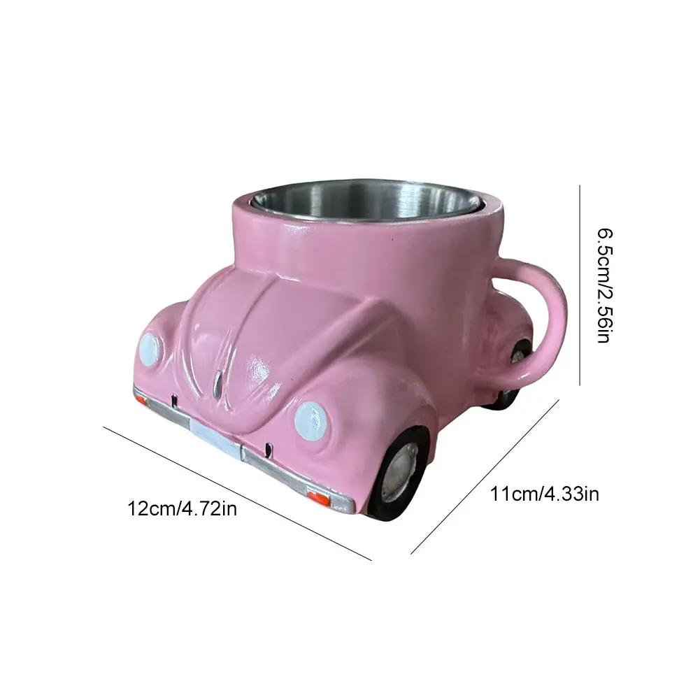 150ml Creative Coffee Mug Car Shaped Heat Resist Funny Coffee Cup Novelty Drinkware Mens Birthday Gifts for Home Offfice Decor