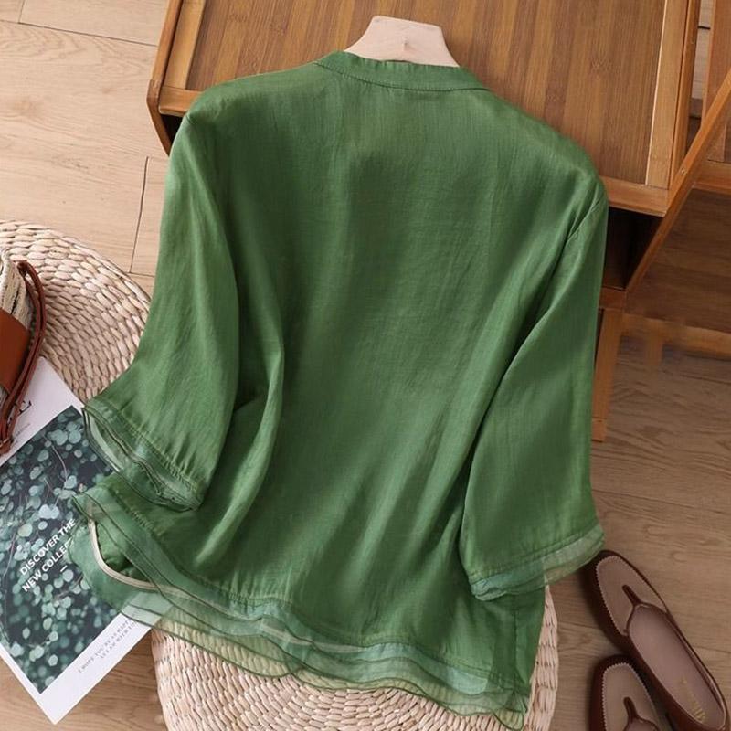 T-shirt for Women Summer Cotton T-shirt Soft Loose Printed Casual Comfortable Pullover T-shirt Top