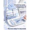 9-Tier Large Capacity Flip-Top Pencil Case for Girls and Boys - Ideal for Elementary and Junior High School Students