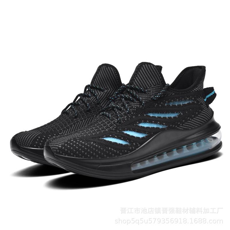 Large size trend fashion breathable mesh full palm air cushion sports and leisure shoes comfortable cushioning versatile