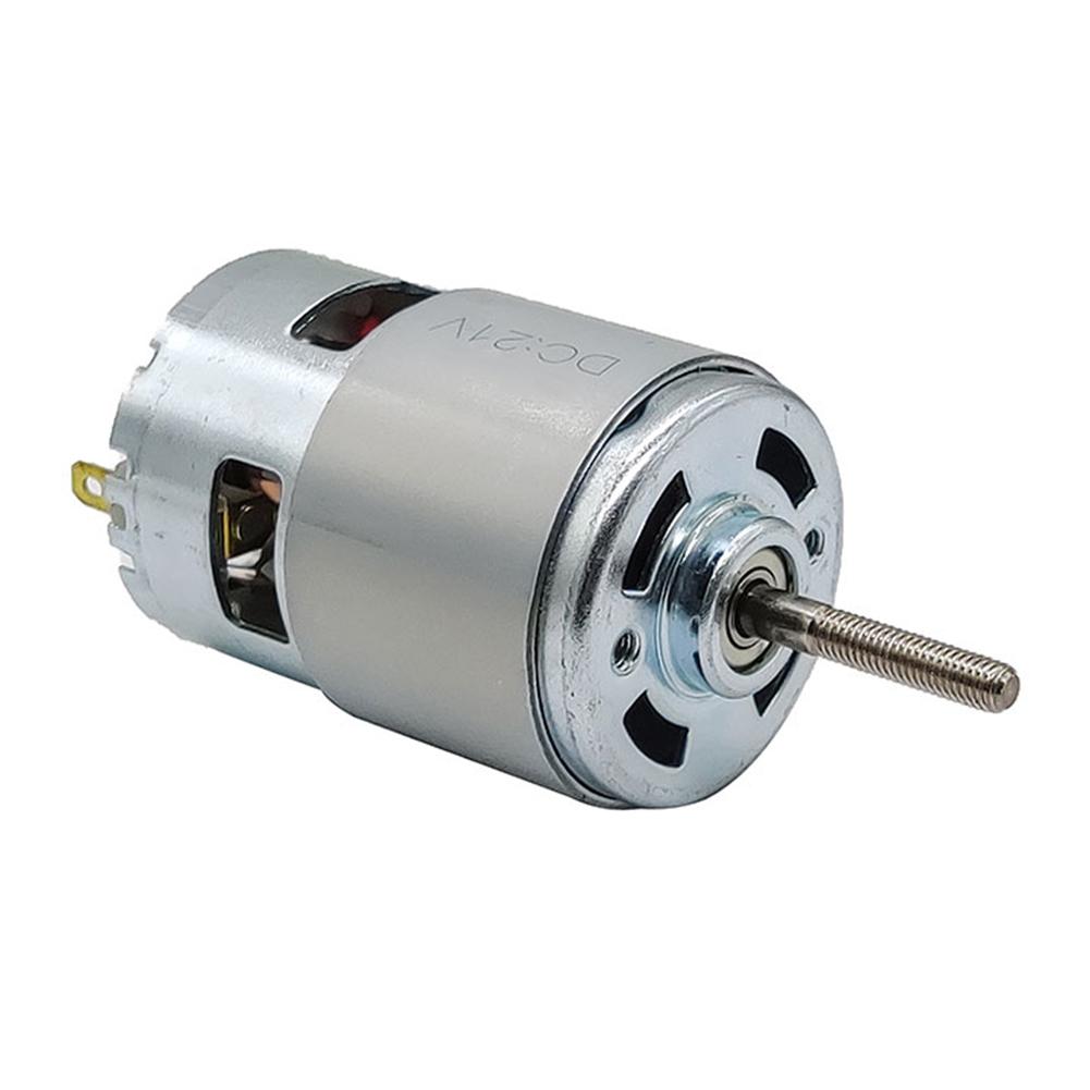 1 db 755 DC Motor 18V 120W Golyóscsapágyas Nagy Nyomaték Elektronikai Alkatrész Motor Kerti Szerszámokhoz Tartozékok