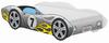Children's Bed Car CORVETTA 140x70 GRAY with Flame
