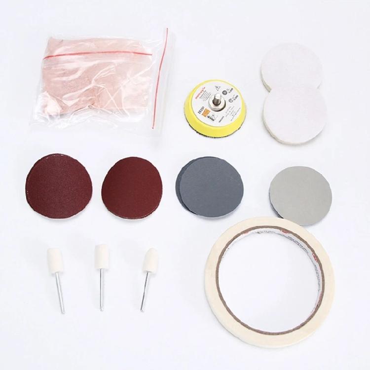 20 Pieces Car Windshield Polishing Pads Set For Scratch And Stain Removal Automotive Glass Sandpaper Polishing Kit