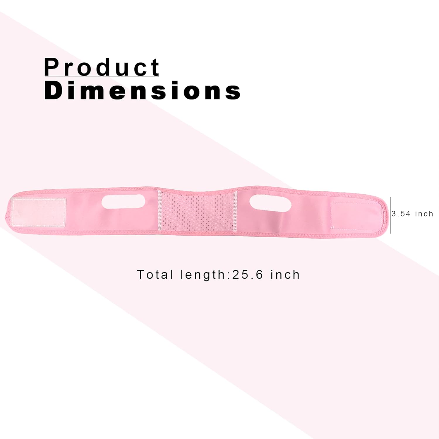 Chin Strap for Sleeping, V Line Lifting Mask, Reusable Face Strap, Jaw Exerciser (Pink-Snowman-L)