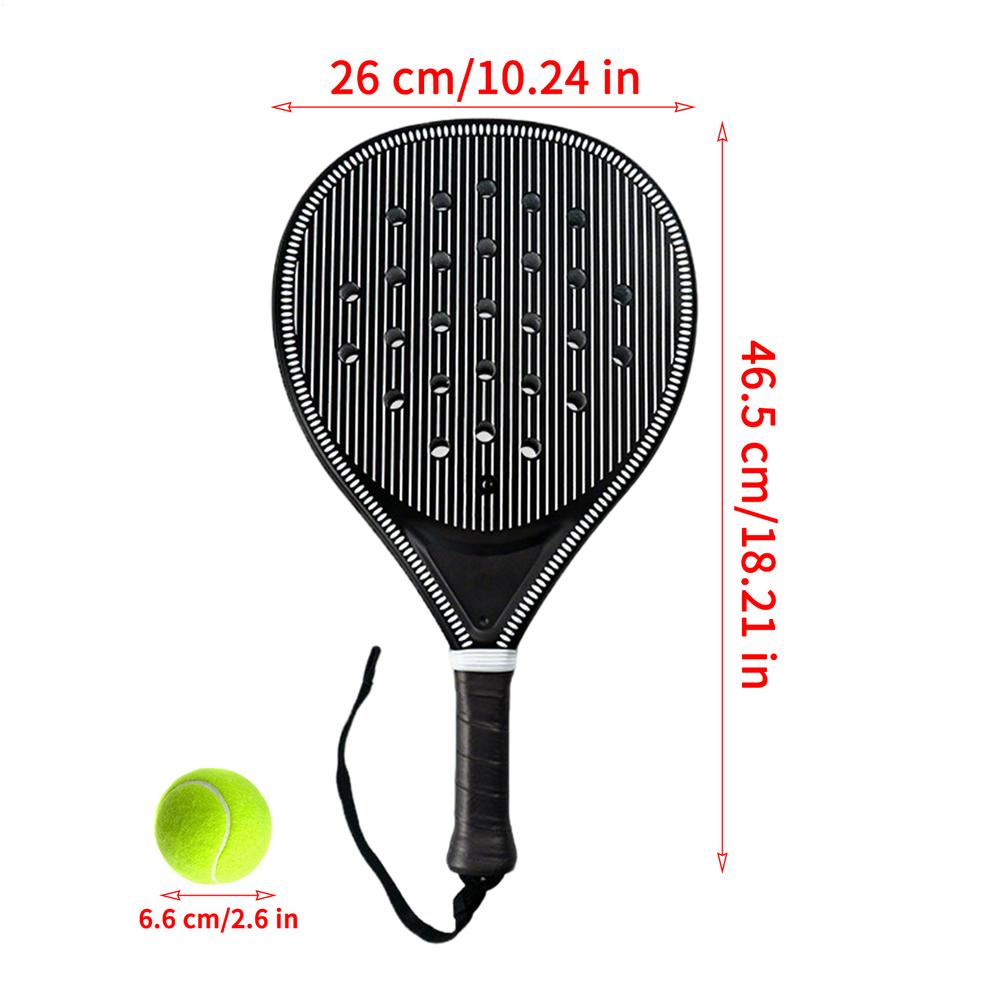 

Kids Pickleball Paddle Lightweight Carbon Fiber Paddle Pickleball Training Racket For Women Kids Adults Sports Games Practice чорний