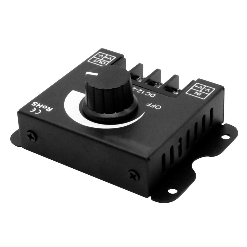 Practical DC 12-24V Stepless LED Dimmer Light Controller with Rotary Switch Knob Practical DC 12-24V Stepless LED Dimmer Light Controller with Rotary Switch Knob