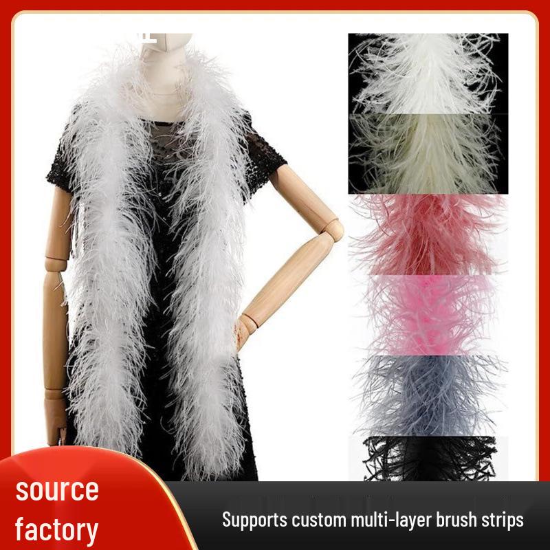 Ostrich Feather Strips for Dance Costumes, Formal Wear & Handmade Fashion Accessories