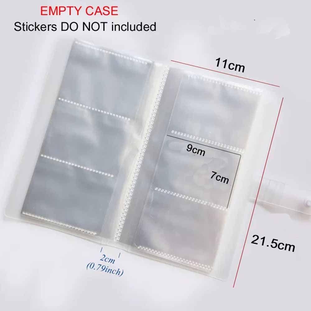Showing Book Transparent Nail Album Nail Sticker Case Manicure Notebook Nail Sticker Storage Book