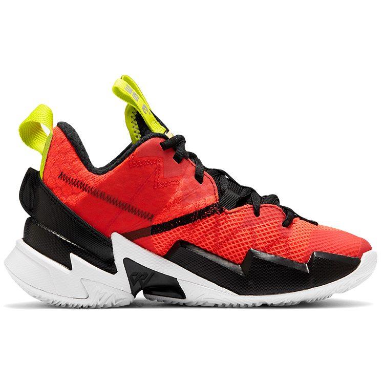Jordan Warum Nicht Zer0.3 SE Russell Westbrook 3 Niedrige Basketballschuhe Orange Gelb Unisex CN8107-600