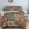 3D Printed Bohemian Ethnic Mandala Comfortable Duvet Quilt Cover Pillowcase Bedding Set Children Bedroom Decoration Home Textile