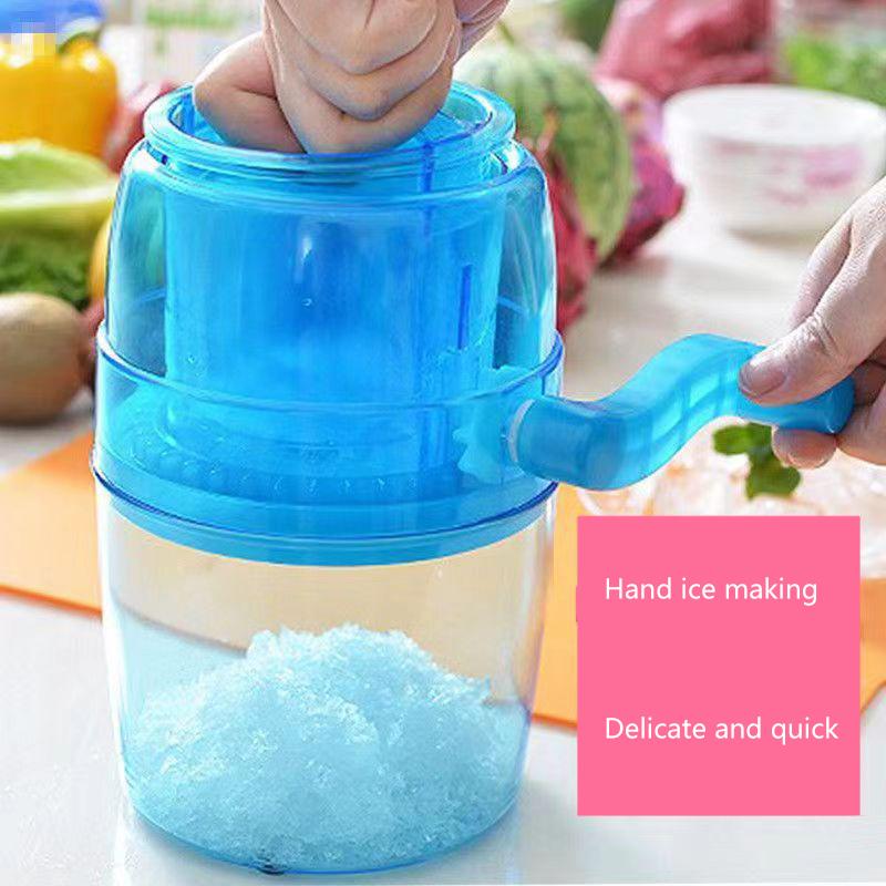 Household Mini Easy Ice Shavers Crusher Handheld Snow Manual Crushing Ice Machine Fried Ice Machine Kitchen Tool