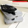 2DFlat Black Cat Peeking Through Wall Phone Case All inclusive film hard phone case, compatible with iPhone 18 Pro Max 17 16 15 14 13 12 11