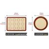 Silicone Fiberglass Kneading & Baking Mat for Cookies & Macarons