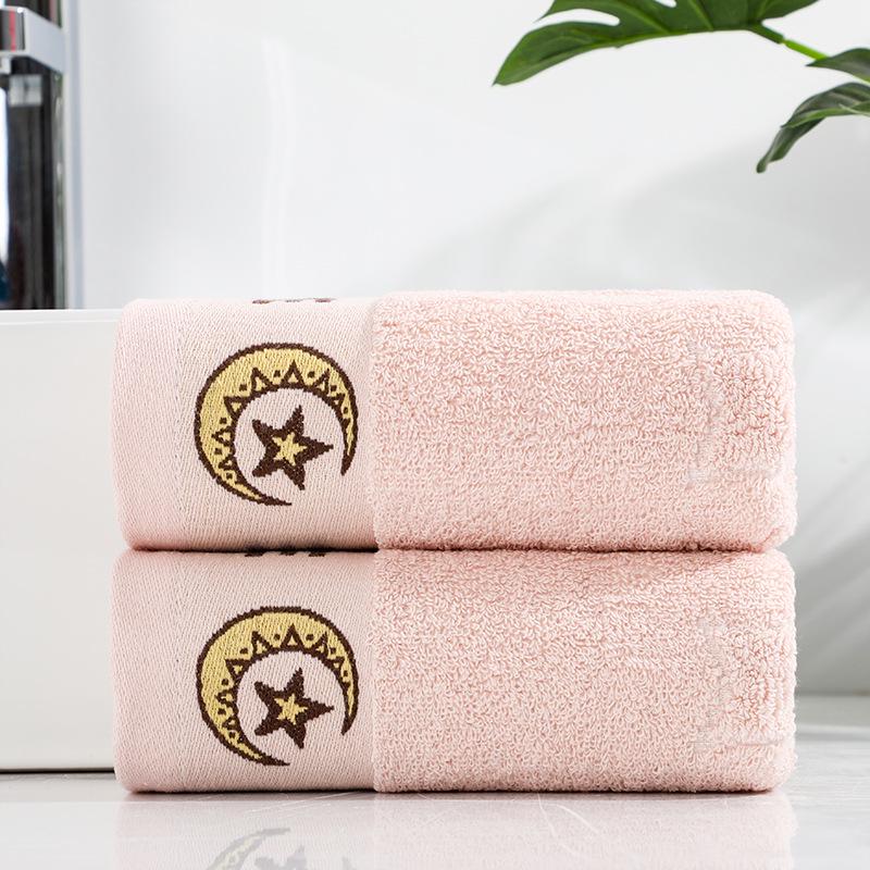 Soft, Thick Pure Cotton Face Towels - Absorbent and Gentle for Adults