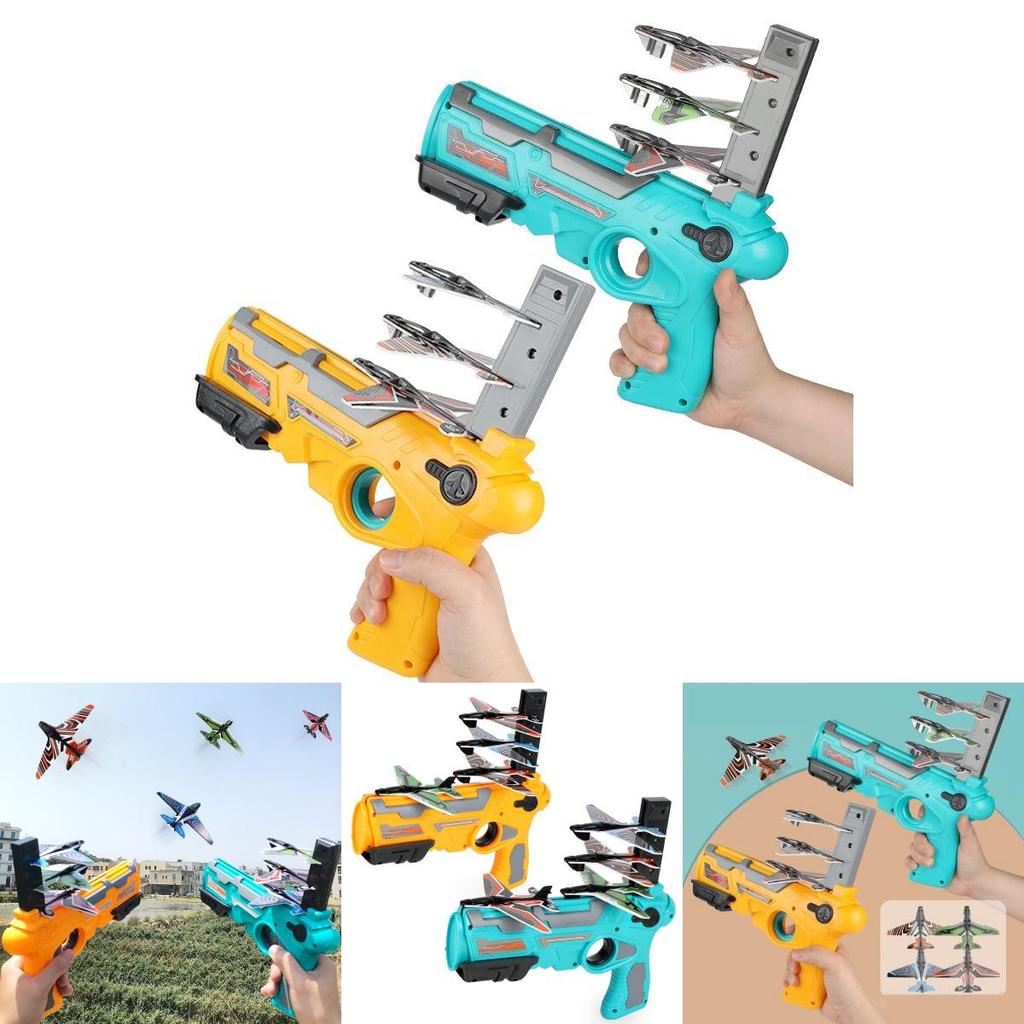 Exciting Toy Gun Nerf Foam Airplane Launcher For Safe Outdoor Fun And Air Battles
