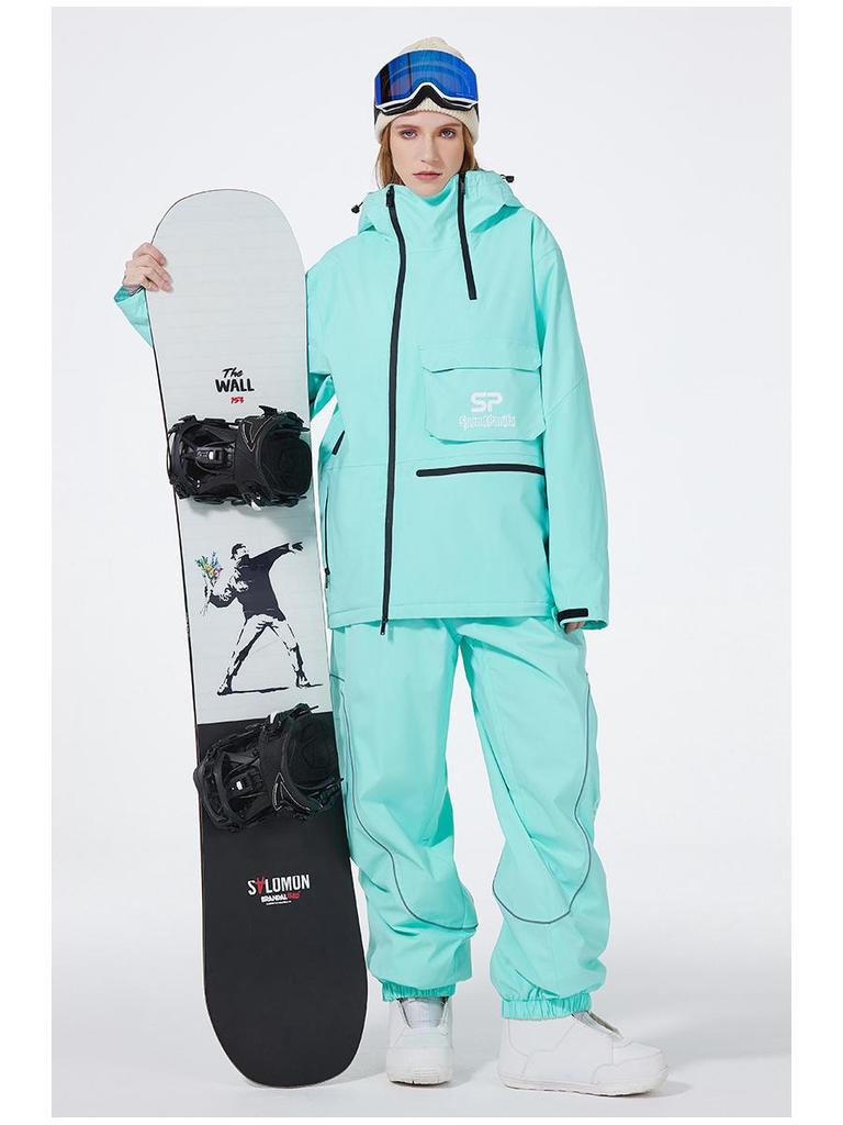 Unisex Winddichter Wasserabweisender Skianzug - Warme, Dicke Snowboardausrüstung
