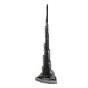 Burj Khalifa Tower Model Gray Alloy Miniature Dubai Tower Ornament Dubai Landmark Building Model