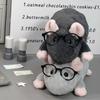 Portable Flower Branch Rat Pencil Pouch Large Capacity Stationery Pouch  Office Supplies
