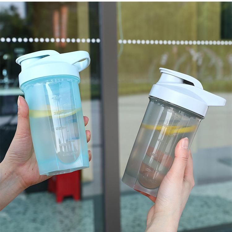 Sports Fitness 500ML Shaker Cup with Scale - Customized Logo Available