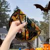 PVC Halloween Glass Stickers Horror Castle Cat Static Film Glue Free   Window