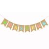 Decorations Banner Happy Easter Party Supplies Streamers Swallowtail Cute Hanging Ornament Gifts Photo Props Burlap Walls Home