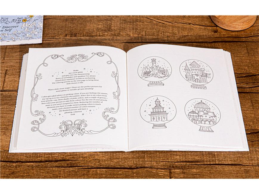 30 Days of Creativity: English Adult Coloring Book for Stress Relief