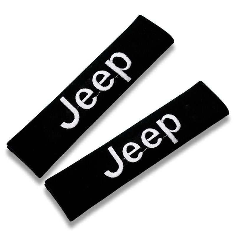 New Accessories Car Safety Belt Shoulder Cover Seat Belt Pads for Jeep JK JL TJ Renegade Patriot Wrangler Cherokee Patriot Trail Liberty