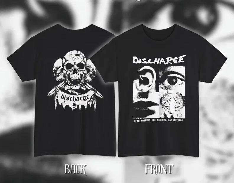 Discharge – Hear Nothing, See Nothing, Say Nothing Vintage Style Heavy Cotton L